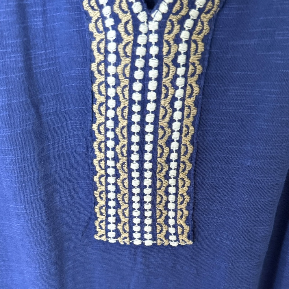 Sonoma Blue Embellished Midi Dress, Size Large - Picture 3 of 9